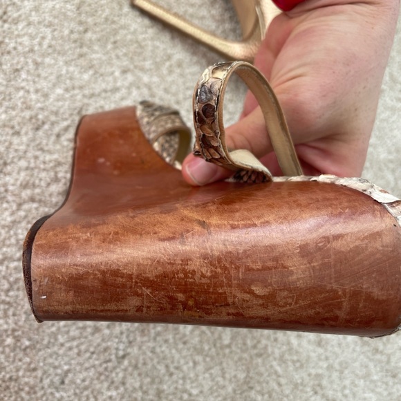 Alexandre Birman Python wedges - Picture 7 of 11